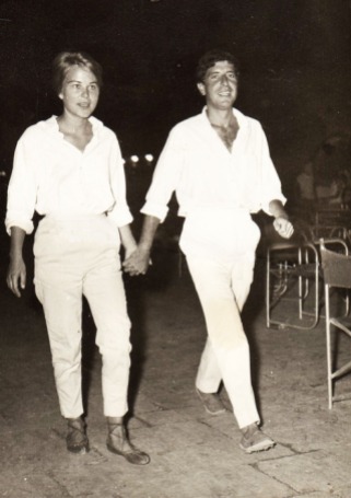 Marianne Jensen and Leonard Cohen, Hydra, Greece